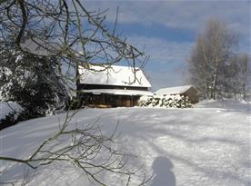 Chata Western v zimě
