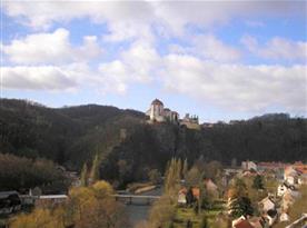 Pohled na zámek ve Vranově nad Dyjí