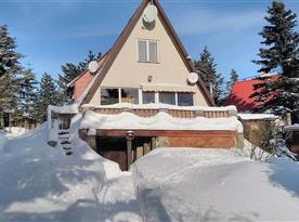 Chata v zimě